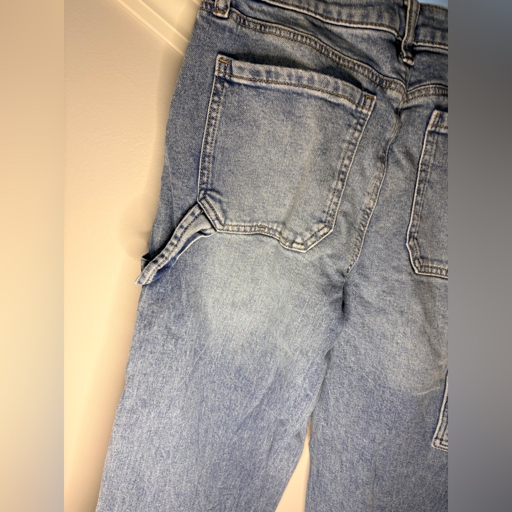 SO Junior Women’s High Rise Carpenter Jeans - Size7/28W - Picture 5 of 8